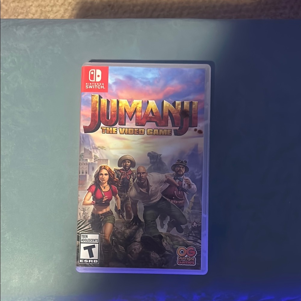 Nintendo Switch Jumanji Adventure Game Red Blue